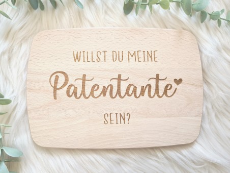 Frühstücksbrettchen "Patentante" - 1