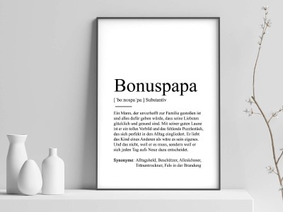 Poster "Bonuspapa" Definition - 1